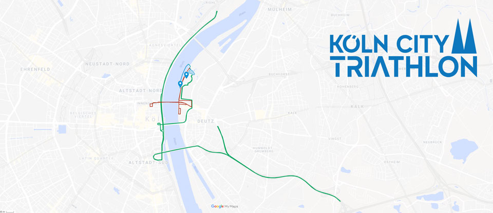 Strecke Köln Marathon 2021